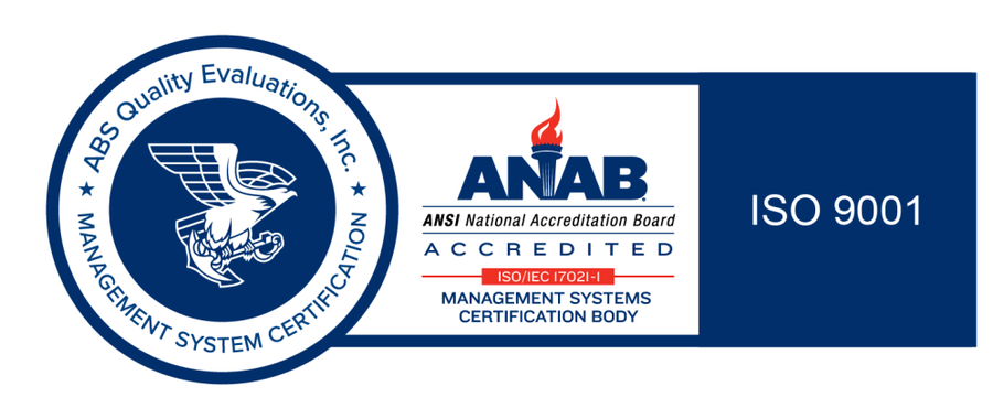 ISO 9001:2015 — ABS Quality Evaluations · ANAB Accredited